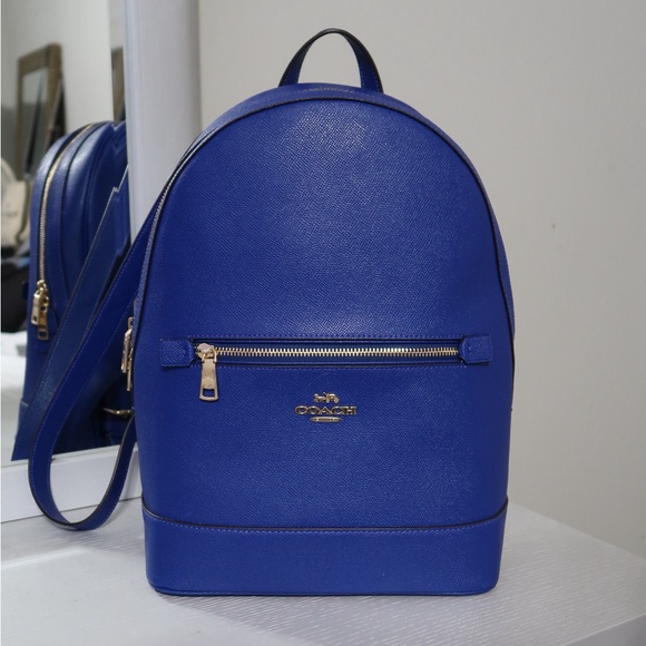 Blue Coach book bag - Picture 1 of 4